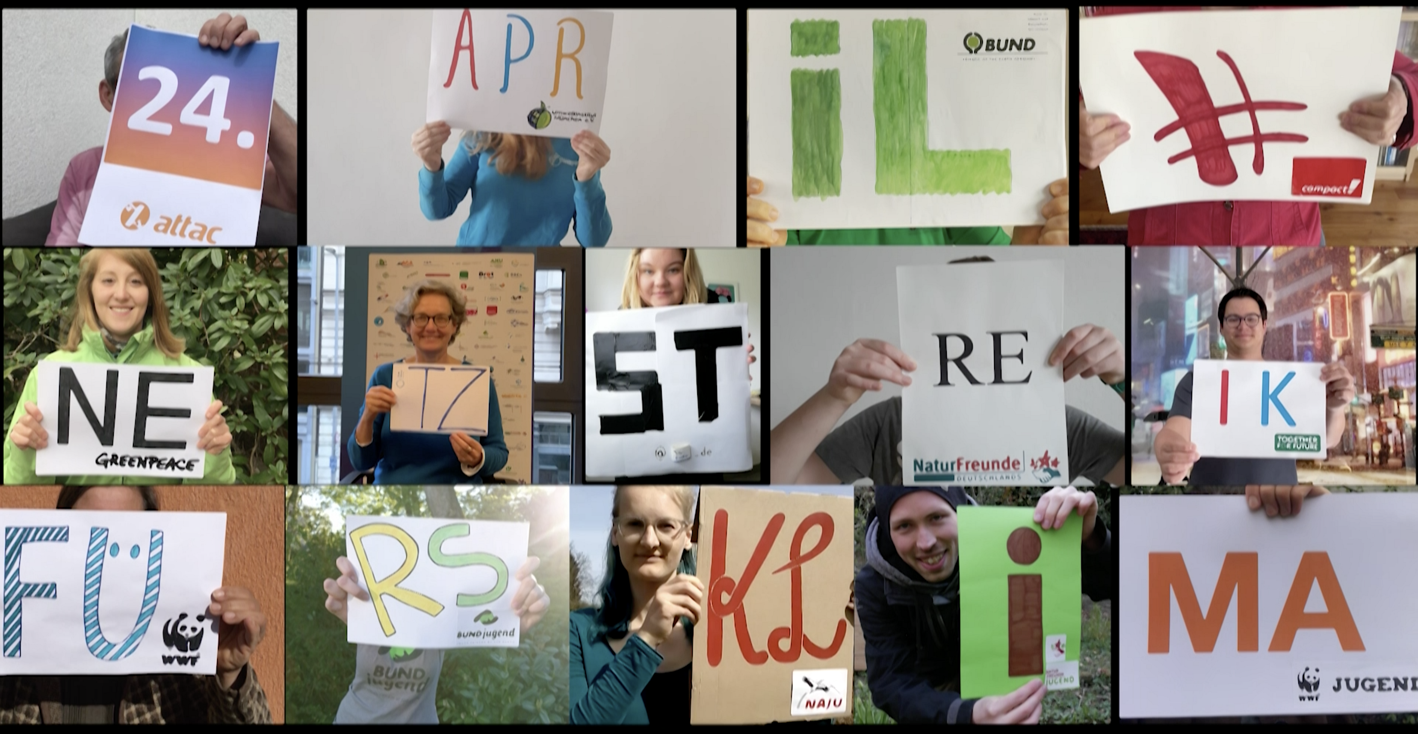 #NetzstreikFürsKlima am 24.4.2020