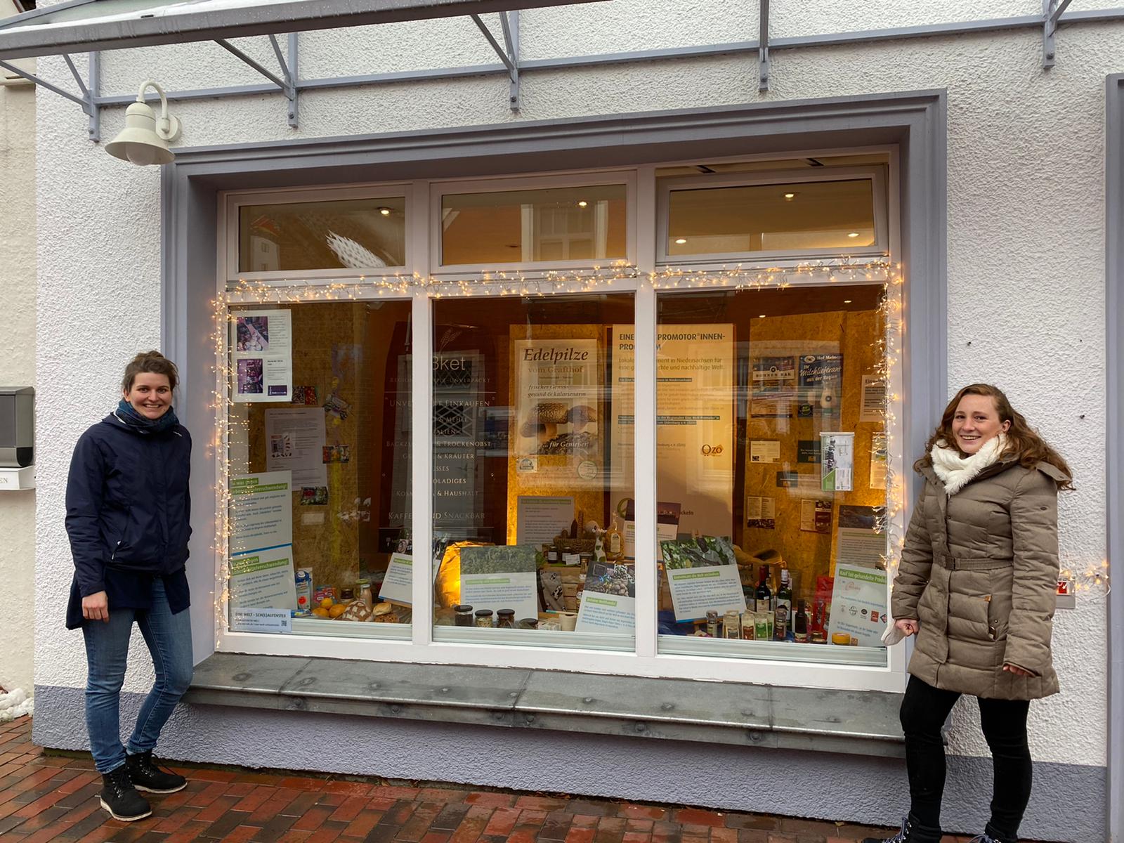 Eine Welt-Sch(l)aufenster in Esens