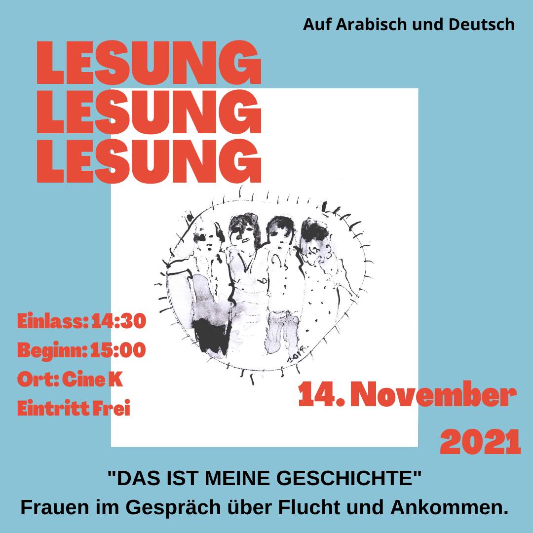 Lesung: Das ist meine Geschichte. Frauen im Gespräch über Flucht und Ankommen | 14.11., 15:00 Uhr