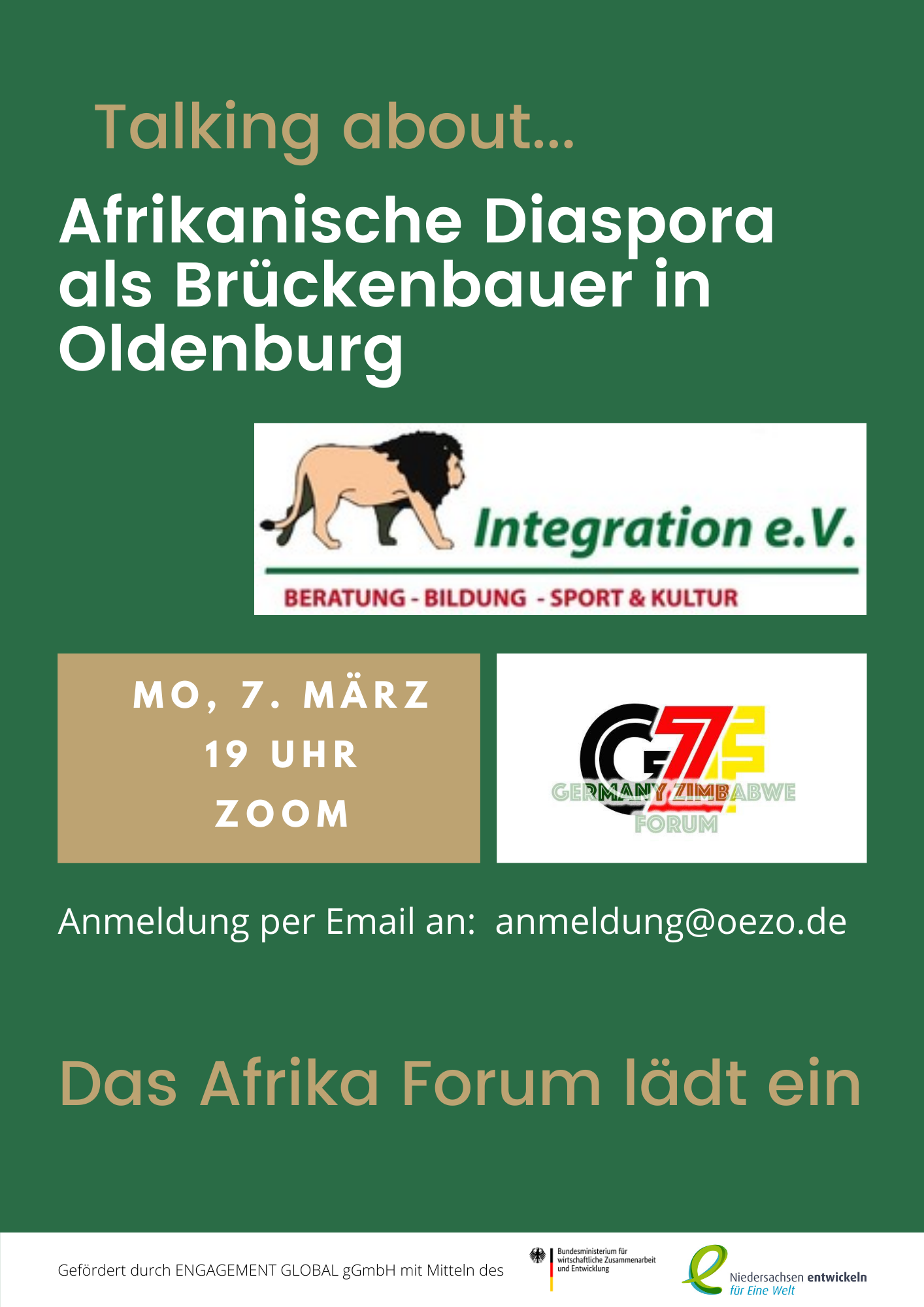 Talking about… | 7.3., 19Uhr