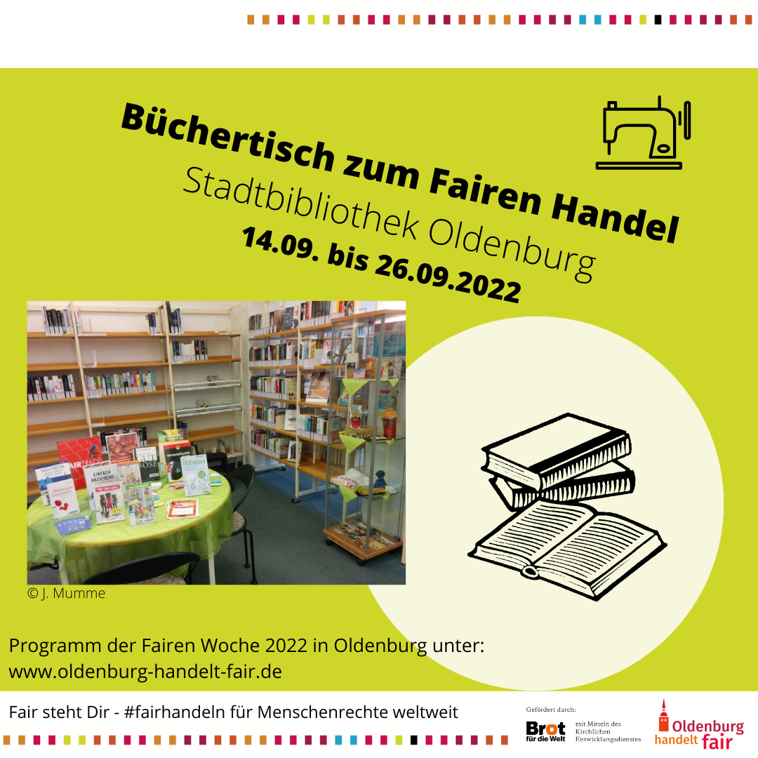 Büchertisch zum Fairen Handel | 14.-26.09.