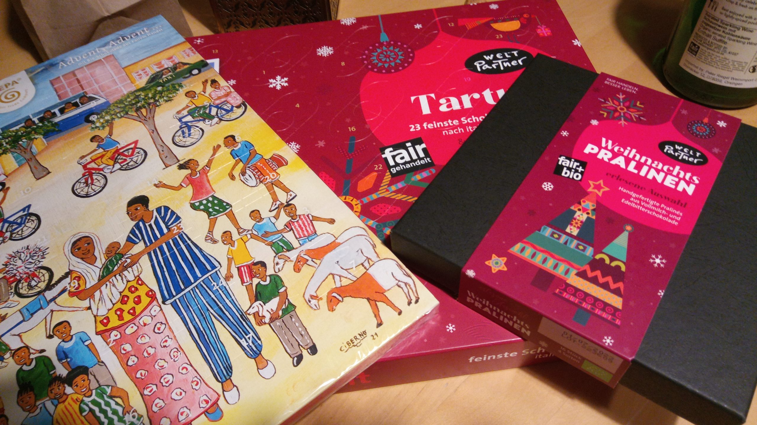 Die Weihnachsartikel sind da