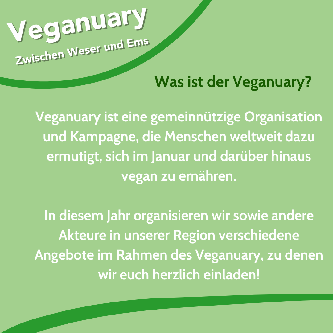 Veganuary – Zwischen Weser und Ems