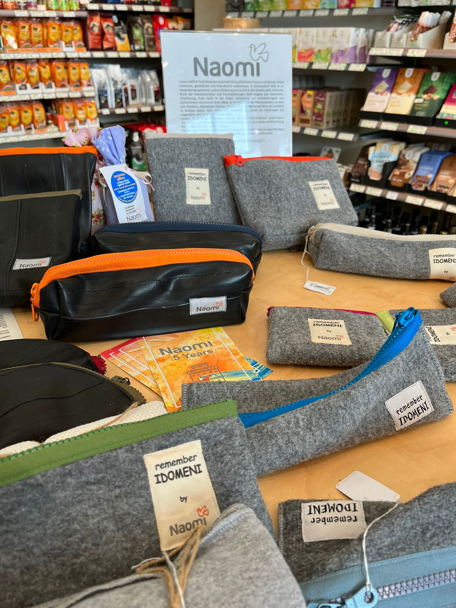 Recyclingtaschen von Geflüchteten